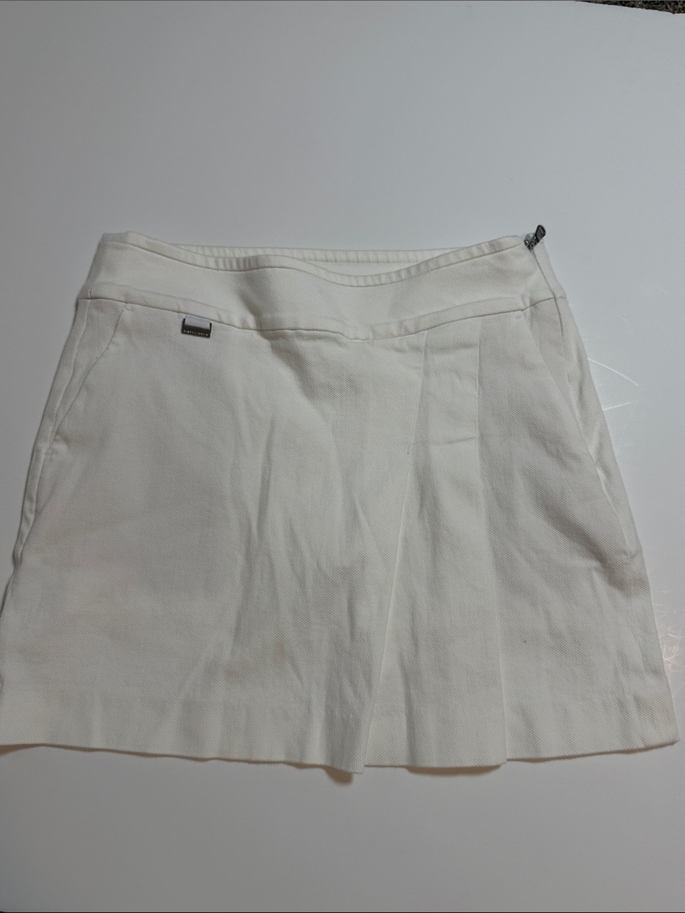 Polo by Ralph Lauren Cream Mini Skirt - Textured A-Line